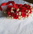 artificial flower hair gajra - artificial gajra -hair gajra - jora gajra - gajra. 