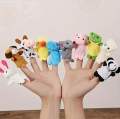 10pcs Colorful Cartoon Finger Puppet Set - Soft Stuffed Animal Dolls for Interactive Early Childhood Education, Storytelling, School Party Supplies & Birthday Christmas Gifts for Toddler Boys & Girl. 