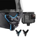 Motorcycle Helmet Strap Mount Cellphone Stand Holder For Camera Mobile Phone Support Live Cycling Record Camera Phone Bracket.