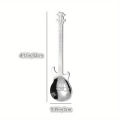 Guitar-Shaped Stainless Steel Spoon - Perfect for Coffee, Tea, Desserts | Durable, Stylish Tableware for Music Enthusiasts. 