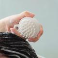 Silicone Scalp Massage Brush – Hair Wash Shampoo Comb & Head Scrubber | Anti-Dandruff Haircare Tool for Hair Growth, Bath & Shower | Soft Bristle Exfoliating Scalp Cleaner for Men & Women. 