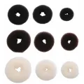 Plate Hair Donut Hair Bun Maker Roller DIY Magic Elastic Foam Sponge Hair Styling Tools Princess Hair Accessories S/M/L. 