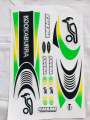 Original Cricket Bat Stickers - 3D Embossed. 