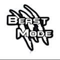 Sticker For Bike | Beast mode White | Best Quality ( Sticker_Mode ).