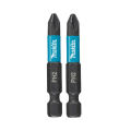 Makita E-08763 PH2 50MM Impact Screwdriver Bits 1/4 '' 2pcs Magnetic Phillips Driver Drill Head Tool Accessory Series. 