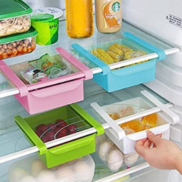 Refrigerator Multifunctional Storage Box / Fridge Sliding Drawer Shelf ...