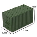 MOC  Container Building Blocks Box Toys for Boys  War Base Technical Bricks Creative DIY Juguete Bloques Brinquedos. 