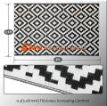 Floor Mat for Indoor Outdoor Rug 2.5ft by 6ft , Chitai Mat , High quality Stylish Floor Rug black and white square. 