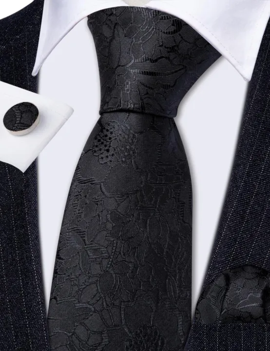 Barry.Wang%20Black%20White%20Gray%20Silver%20Men%20Tie%20Handkerchief%20Cufflinks%20Set%20Jacquard%20Necktie%20for%20Male%20Wedding%20Business%20Party%20Gift%20-%20Image%205