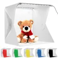 Lightbox Light Box Mini Photo Studio Box 23*22*24cm Photography Box Light Studio Shooting Tent Box Kit Multiple Color Backdrops. 