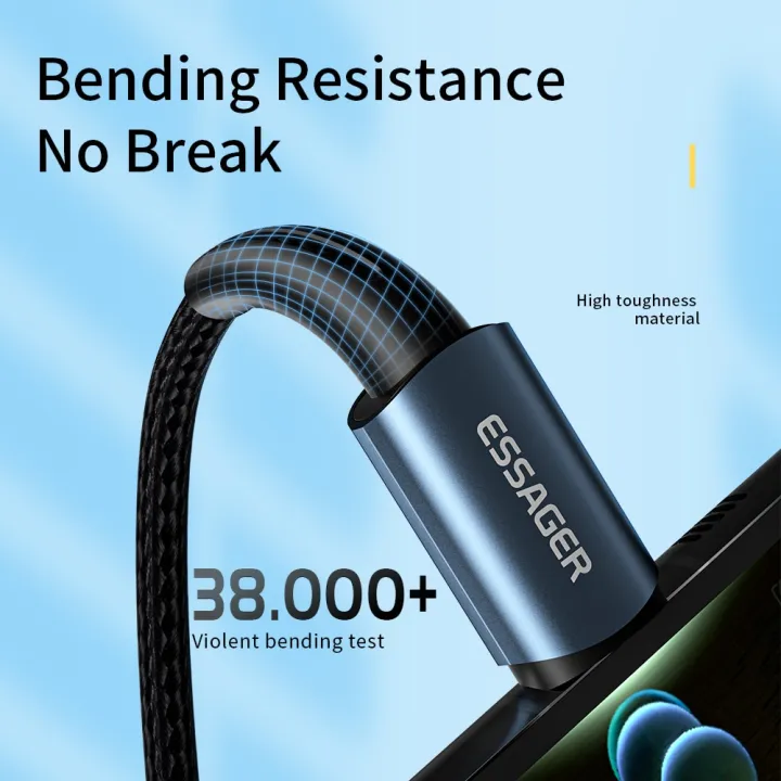 Essager%20PD100W%2060W%20Type%20C%20C%20to%20C%20Cable%20Fast%20Charge%20Mobile%20Cell%20Phone%20Charging%20Cord%20Wire%20For%20%20%20%20Macbook%20iPad%20-%20Image%203