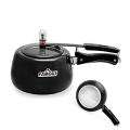 3 Ltr Black Induction Base Pressure Cooker. 