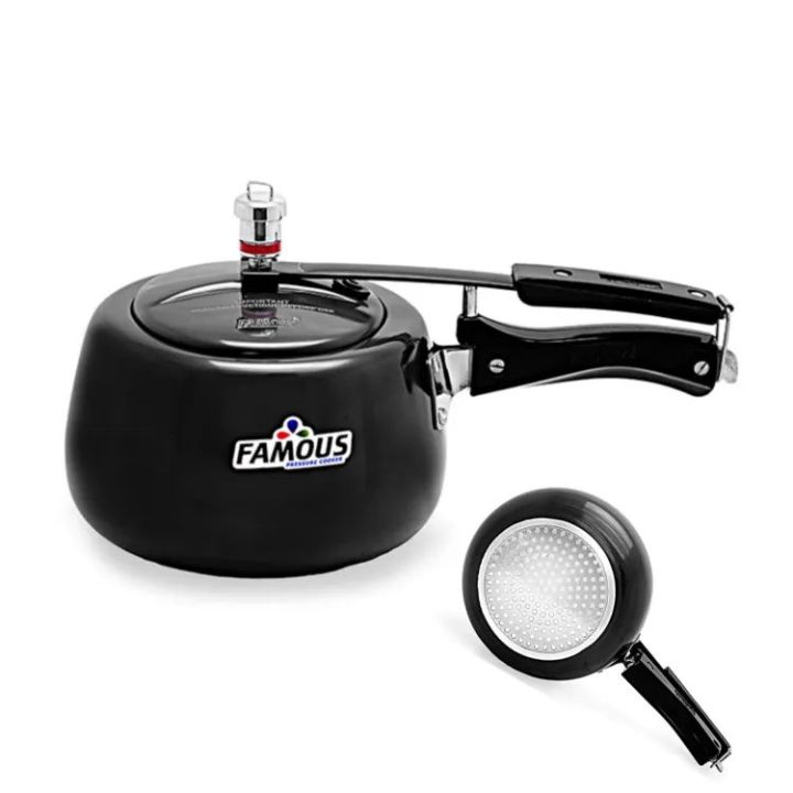 Ltr Black Induction Base Pressure Cooker