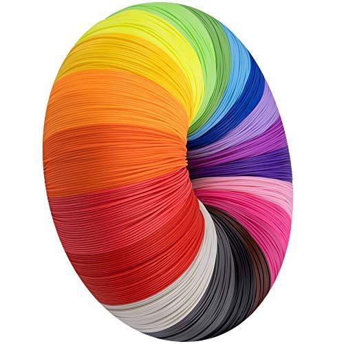 String Pla Card 10 Colour 3d Pen Drawing PLA Refill Filament Plastic ink wire ...