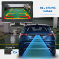 4.3 Inch Car Reverse Camera Monitor, HD Rear View Backup Parking Aid with LCD Screen, Easy Installation Universal Fit. 