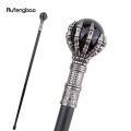 Black Glass Ball Single Joint Fashion Walking Stick Decorative Vampire Cospaly Party Walking Cane Halloween Crosier 93cm.