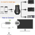 4K 1080P HDMI-compatible TV Stick M2 Plus Wireless WiFi Display TV Dongle Receiver for DLNA Airplay Miracast for AnyCast for IOS. 