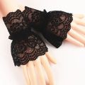 1Pair Fashion Detachable Fake Sleeves Spring Autumn Wild Sweater Decorative Sleeves Lace Ruffles Elbow Sleeve Cuff universal.