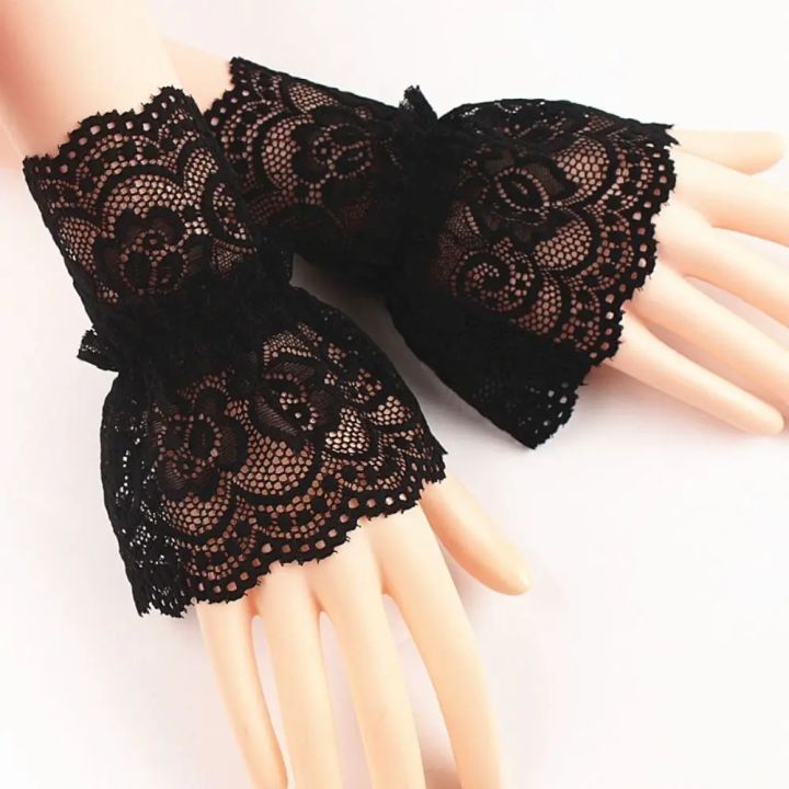 1Pair%20Fashion%20Detachable%20Fake%20Sleeves%20Spring%20Autumn%20Wild%20Sweater%20Decorative%20Sleeves%20Lace%20Ruffles%20Elbow%20Sleeve%20Cuff%20universal%20-%20Image%204