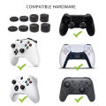 DATA FROG 8pcs Controller Silicone Analog Thumb Stick Grip Cap for Xbox One/S/Series X S/PS5/PS4/Switch Pro Gamepad Replacement.