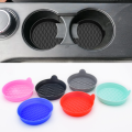 2pc silicone car coasters, GM anti-slip cup holder embedded jewelry silicone coasters, car interior accessories mats..
