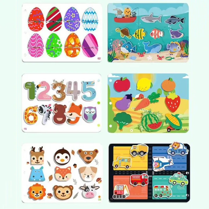 Montessori%20Busy%20Book%20for%20Kids%20Toddlers%20Educational%20Toys%20Baby%20Diy%20Paste%20Quiet%20Book%20Children%20Animals%20Numbers%20Matching%20Puzzles%20Toys%20-%20Image%205