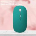 Rechargeable Wireless Bluetooth Mouse 2.4G USB Mice For Android Windows Tablet Laptop Notebook PC For IPAD Mobile. 