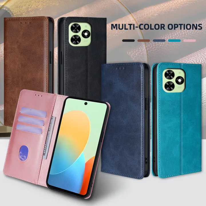 Business%20Magnetic%20Phone%20Case%20for%20Tecno%20Spark%2020%2010%20Pro%2020C%2010C%208C%20Spark%20GO%202024%20Pop%208%20Pro%20Leather%20Wallet%20Case%20Flip%20Cover%20-%20Image%207