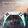 Wireless Controller BT Gamepad For PS4 PS3 Console PC Joystick With Touch Pad  6-axis Gyro Double Vibration Latency Free Gamepad. 