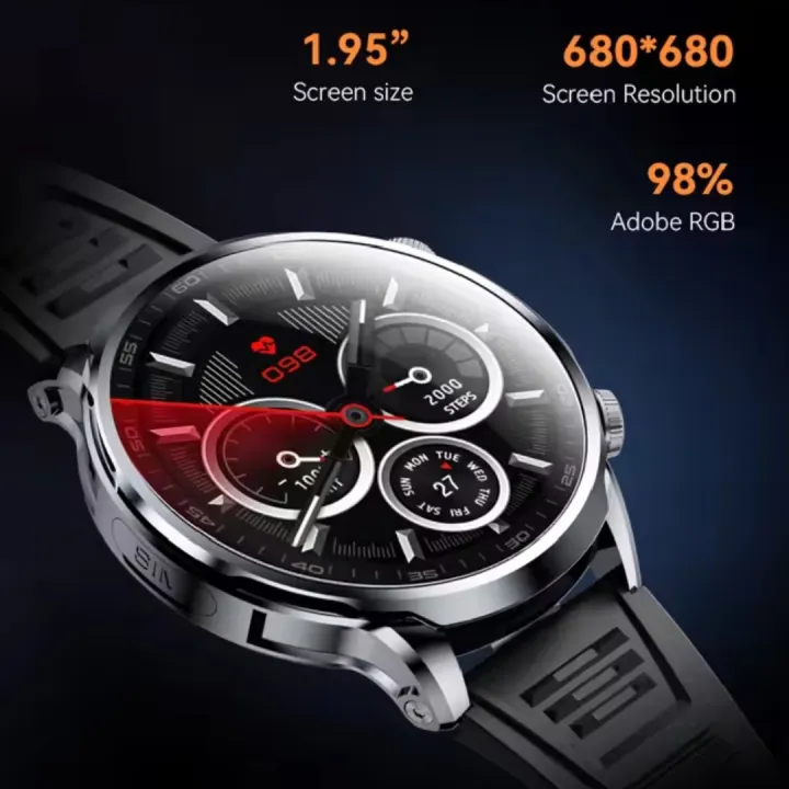 8GB+128GB%20RAM%205G/4G%20Smart%20Watch%201.95%20inch%20AMOLED%201880mah%20Battery%20500W%20Camera%20GPS%20WIFI%20Google%20APP%20Download%20Smartwatch%20Android%209.0%20-%20Image%205