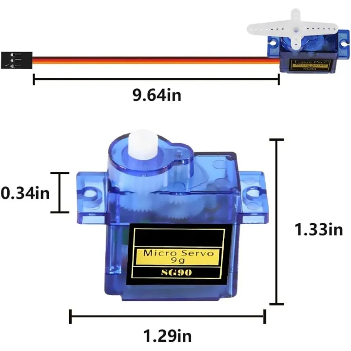 6pcs%20Sg90%209g%20Micro%20Servo%20Motor,%20Mini%20Servos%20Motor%20Kit%20Plastic%20Gear%20180%20Degree%20Servo%20for%20Rc%20Car%20Airplane%20Plane%20for%20Arduino%20-%20Image%202
