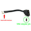 ARGB Controller Cable 5V 3-pin To 6pin/ 4pin For COOLMOON cooling fan And LED Light Mini Control HUB Supply RGB SYNC Adapter. 