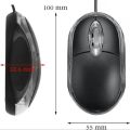 SLIM WIRED OPTICAL  MOUSE l 2.0 USB CONNECTIVITY l HIGH QUALITY PRODUCT. 