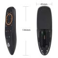 Wireless Air Mouse Remote G10 Model Voice Remote Control 2.4G Wireless IR Learning for Smart Tv Box and PC with IR Learning Fly Air Remote Mouse for Android TV Box Black Remote Controller. 