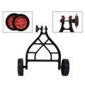 Adjustable String Trimmer Support Wheels Push Lawn Mower Stand Auxiliary Wheels Universal Lawn Mower Stand For Brush Cutter Part. 
