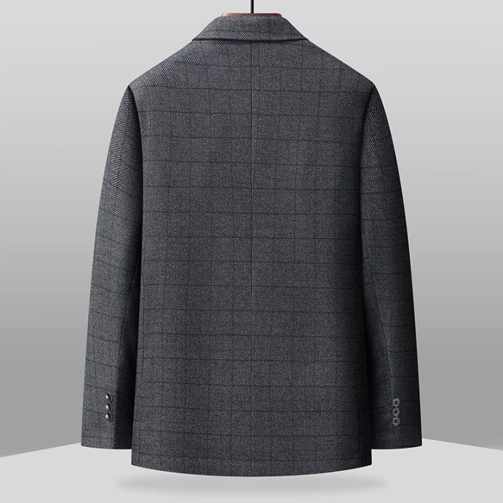 Blazer's%20New%20Outdoor%20Men's%20Fashion,%20Sporty%20and%20Slimming%20British%20Style%20Business%20Gentleman's%20Versatile%20Wedding%20Checkered%20Blazer%20-%20Image%203