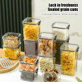 Snack Airtight container Household Whole Grain Coffee Moisture-Proof Storage Box Food Grade Clear Plastic Snack Dry Container. 