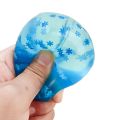 Squishy Snowflake Ice Cubes Slow Rising Sensory Fidget Toy Soft Ice Cubes Stress Relief Squeeze Toy Hand Exercise Calming Tool. 
