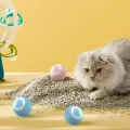 Cat Interactive Ball Smart Pet Cat Toys Indoor Automatic Rolling Magic Ball Electronic Interactive Cat Toy Cat Game Accessories. 