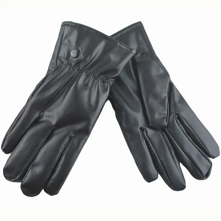 Winter%20Fashion%20Black%20PU%20Leather%20Gloves%20Male%20Thin%20Style%20Driving%20Leather%20Men%20Gloves%20Non-Slip%20Full%20Fingers%20Palm%20Touchscreen%20-%20Image%204