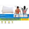 Soft-siesta Original Cluster Fiber Pillow Korean Fiber White Premium Folded Roll Packing Easy To Carry Medicated Pillow. 