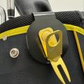 Golf Bag Metal Landing Pad, Metal Bag Clip for Quick and Easy Use of Golf Gear & Accessories. 