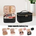 Large Capacity PU Waterproof Toiletry Storage Bag Women's Fashion Travel Portable Cosmetics Bag for Women Men. 
