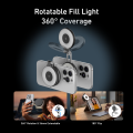 TELESIN Smartphone Magnetic Fill Light Mini Selfie Light 3 Modes Adjustable Brightness for Iphone XIAOMI HUAWEI SAMSUNG Phone.