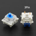 Outemu Switch for Keyboard 3Pin Linear Tactile Clicky Silent Switches for Mechanical Keyboards Gray White Red Blue Gaming Switch. 