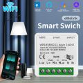 eWelink WiFi Smart Switch 2-way Control Mini Smart Breaker Wireless Switch Smart Life APP Voice Control Work With Alexa . 