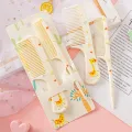 2Pcs/Set Cute Kids Hairdressing Comb Tail Comb for Girls Whale Dinosaur Giraffe Unicorn Hair Comb Kids. 