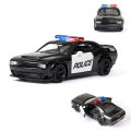 1/36 Car Model Toy Ford Lamborghini Challenger Diecast Alloy Police with Pull Back Metal Sports Cars Model for Boy Birthday . 