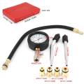 Car pressure gauge oil pressure testing equipment gasoline pressure testing equipment, diesel engine compression gauge kit. 