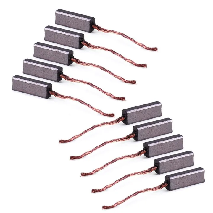 New%2010/20pcs%20Carbon%20Brushes%20Wire%20Leads%20Generator%20Generic%20Electric%20Motor%20Brush%20Replacement%204.5%20x%206.5%20x%2020mm%20-%20Image%205